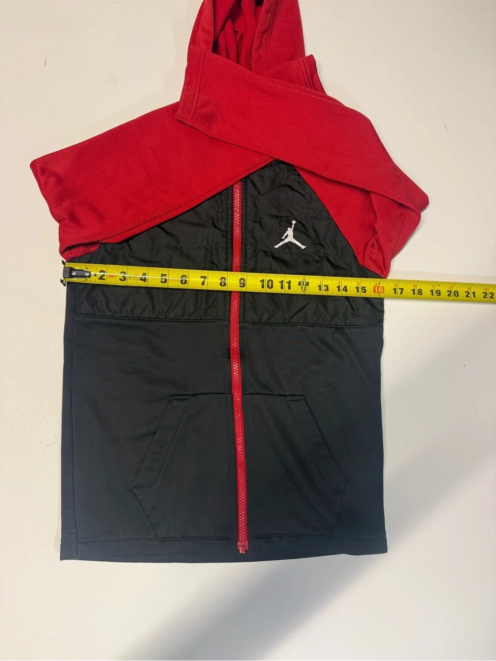 Nike Red & Black Jordan Zip-Up Hoodie